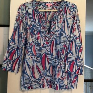 Lilly Pulitzer cotton top EUC